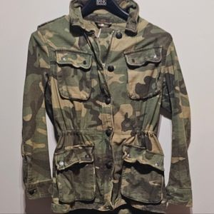 Free People camo jacket Size small